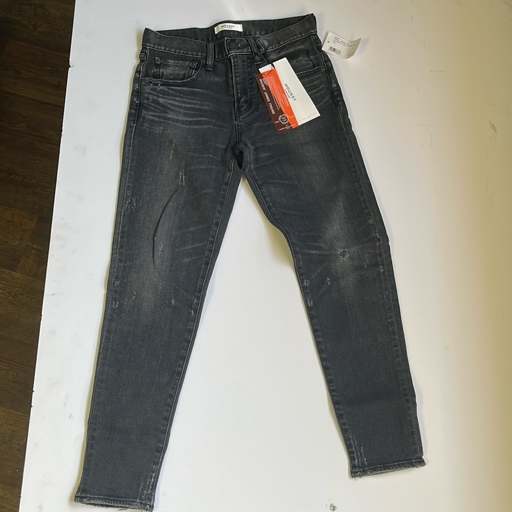 Moussy Vintage black jeans women's size 25 new w/ tags